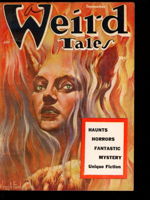 WEIRD TALES - 09/54 - Condition: VG-FN - Lead Author: Kirk Shaw