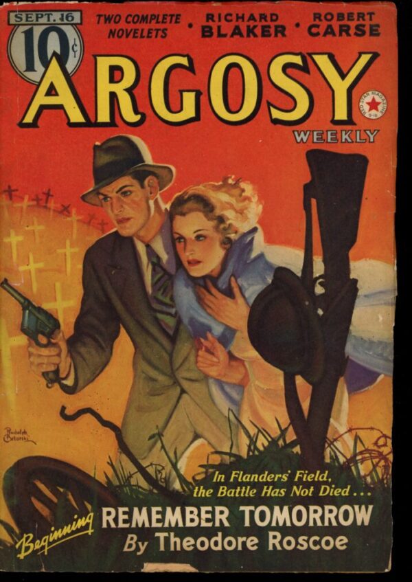 ARGOSY - 09/16/39 - Condition: G-VG - Lead Author: Theodore Roscoe