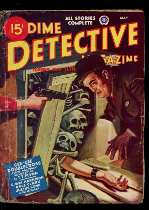 DIME DETECTIVE MAGAZINE - 05/46 - Condition: G-VG - Lead Author: T.T. Flynn