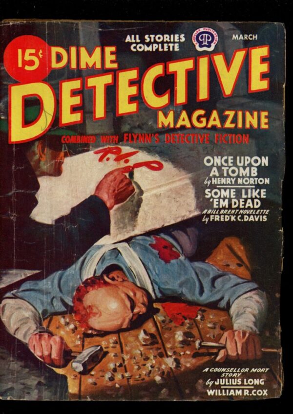 DIME DETECTIVE MAGAZINE - 03/46 - Condition: G - Lead Author: Henry Norton