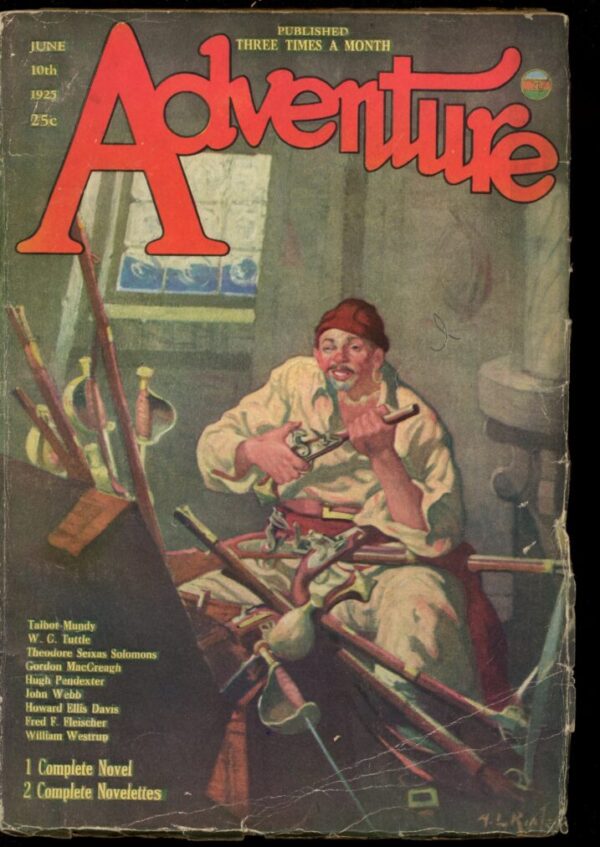 ADVENTURE - 06/10/25 - Condition: VG-FN - Lead Author: Talbot Mundy