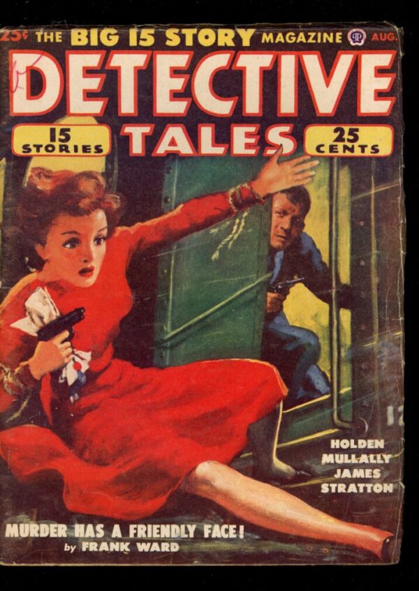 DETECTIVE TALES - 08/50 - Condition: VG-FN - Lead Author: Frank Ward