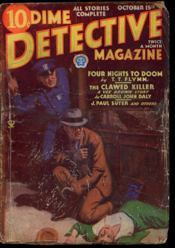 DIME DETECTIVE MAGAZINE - 10/15/34 - Condition: FA-G - Lead Author: T.T. Flynn