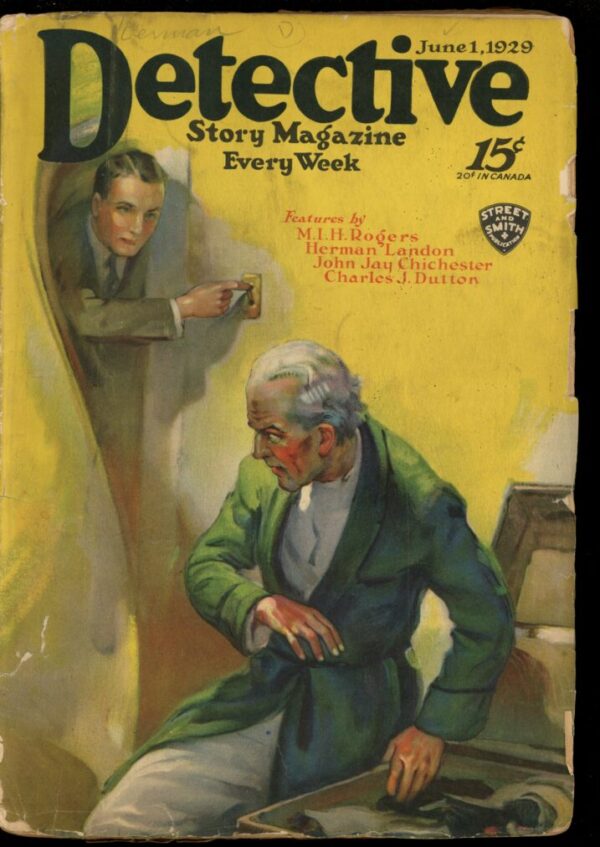 DETECTIVE STORY MAGAZINE - 06/01/29 - Condition: G-VG - Lead Author: John Jay Chichester