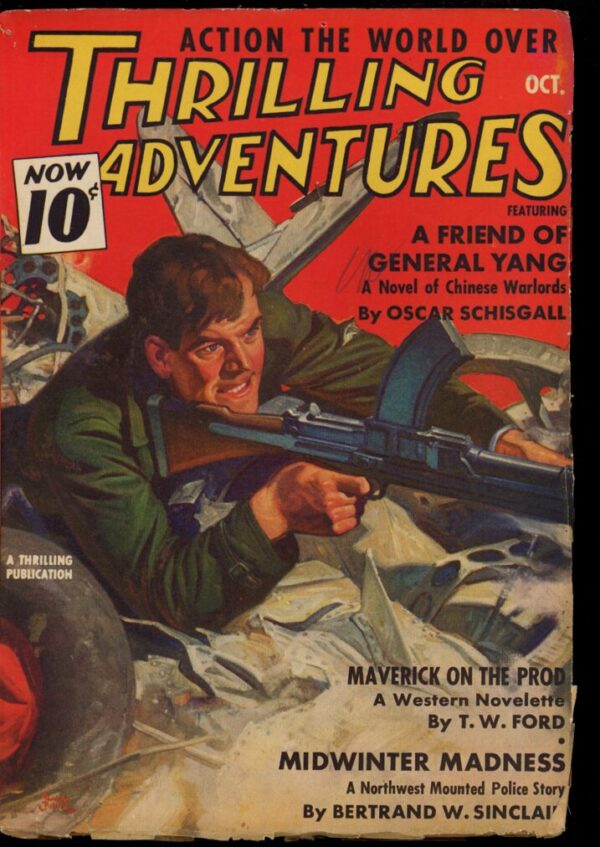 THRILLING ADVENTURES - 10/37 - Condition: VG - Lead Author: Oscar Schisgall