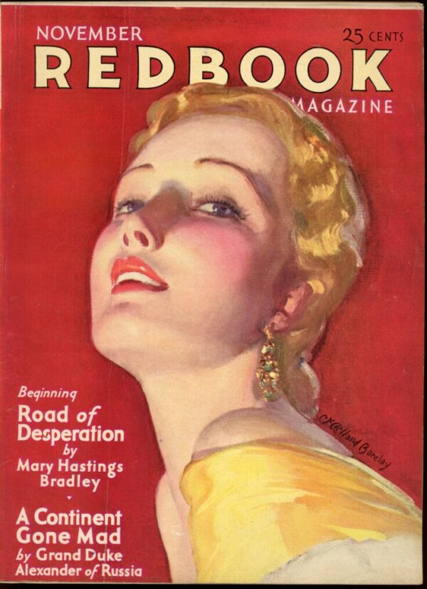 RED BOOK MAGAZINE - 11/31 - Condition: VG-FN - Lead Author: Mary Hastings Bradley