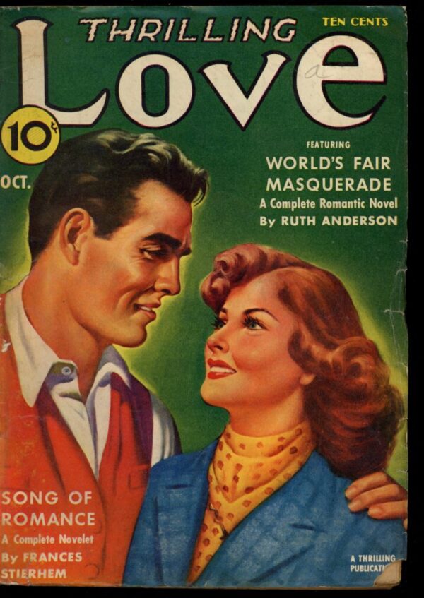 THRILLING LOVE - 10/40 - Condition: VG - Lead Author: Ruth Anderson