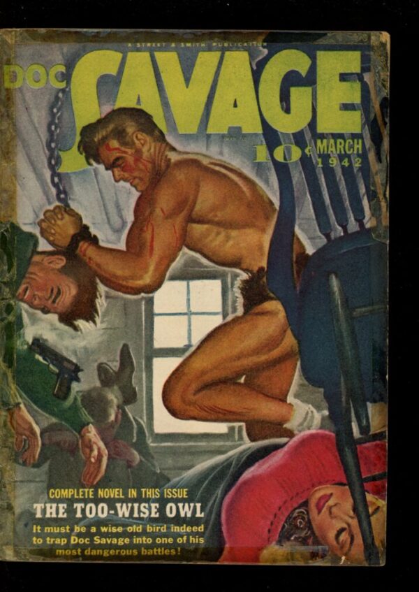 DOC SAVAGE MAGAZINE - 03/42 - Condition: G - Lead Author: Kenneth Robeson