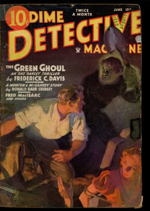 DIME DETECTIVE MAGAZINE - 06/15/35 - Condition: FA - Lead Author: Frederick C. Davis