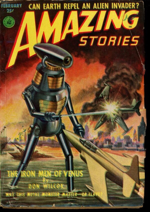 AMAZING STORIES - 02/52 - Condition: VG - Lead Author: Don Wilcox