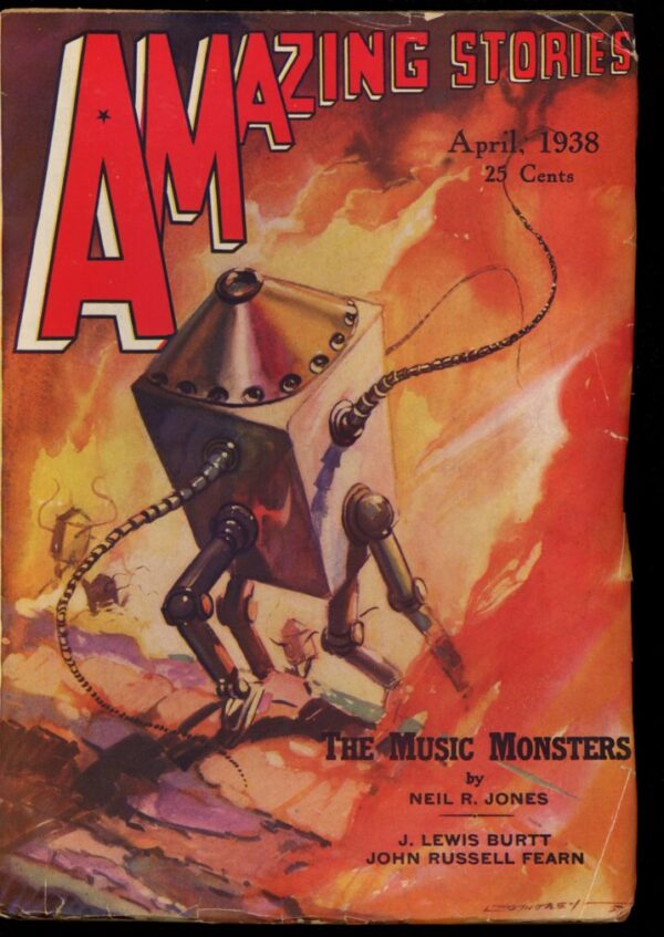 AMAZING STORIES - 04/38 - Condition: VG-FN - Lead Author: Neil R. Jones