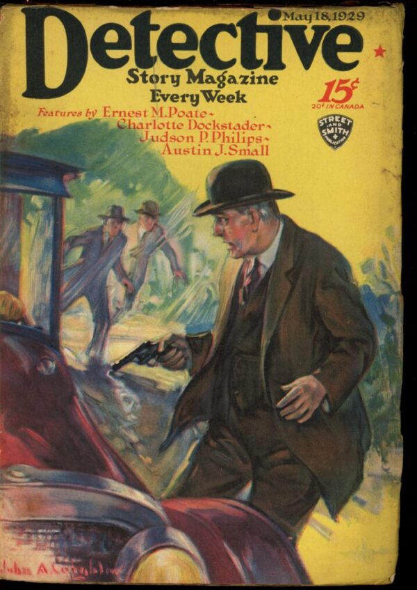 DETECTIVE STORY MAGAZINE - 05/18/29 - Condition: VG - Lead Author: Ernest M. Poate