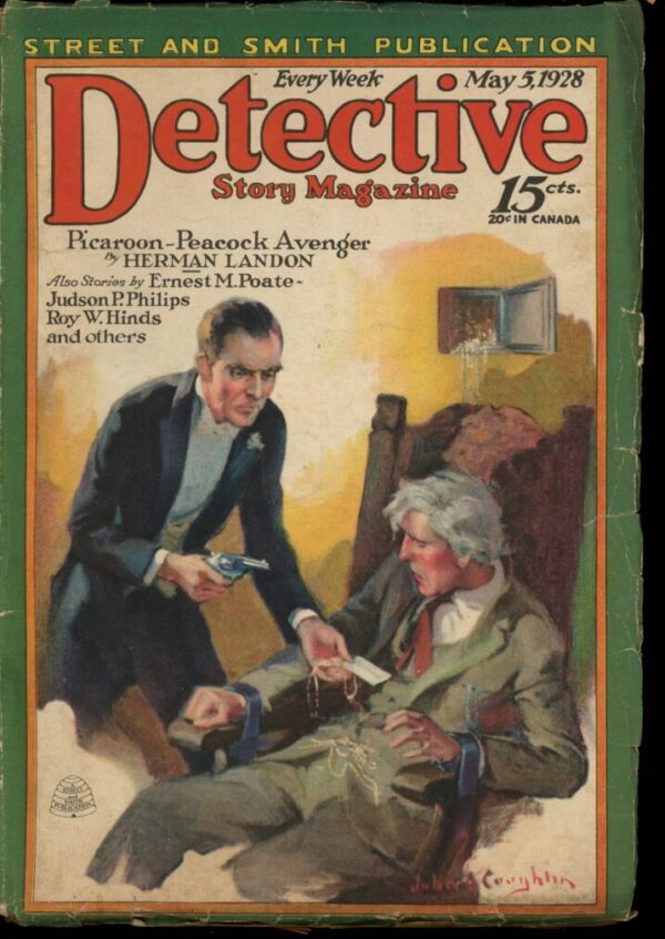 DETECTIVE STORY MAGAZINE - 05/05/28 - Condition: VG - Lead Author: Herman Landon