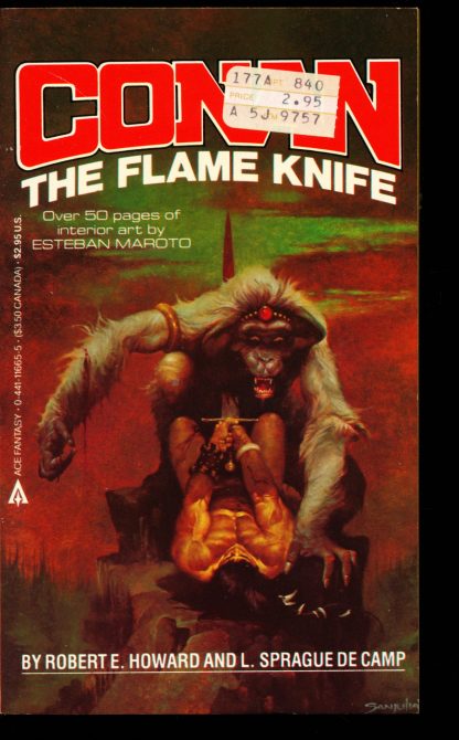 Conan: The Flame Knife - Ace Books - Paperback - 6th Print