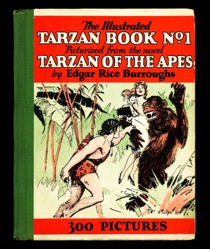 Illustrated Tarzan Book No. 1 - Edgar Rice Burroughs - Grosset & Dunlap - 1st Print