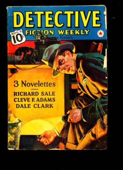 Detective Fiction Weekly - Sale - Adams - Clark - 11/05/38