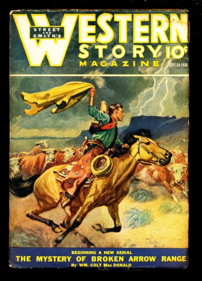 Western Story Magazine - MacDonald - Short - Nafziger - Hardy - 09/24/38