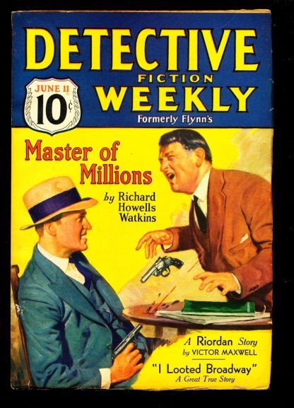 Detective Fiction Weekly - Watkins - Maxwell - Poate - Young - 06/11/32