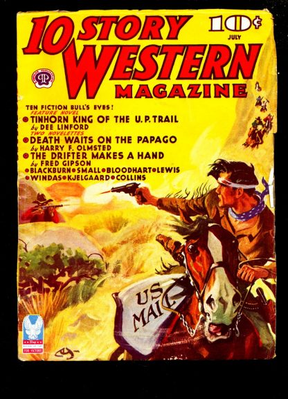 10 Story Western Magazine - Linford - Olmsted - Gipson - Blackburn - 07/43