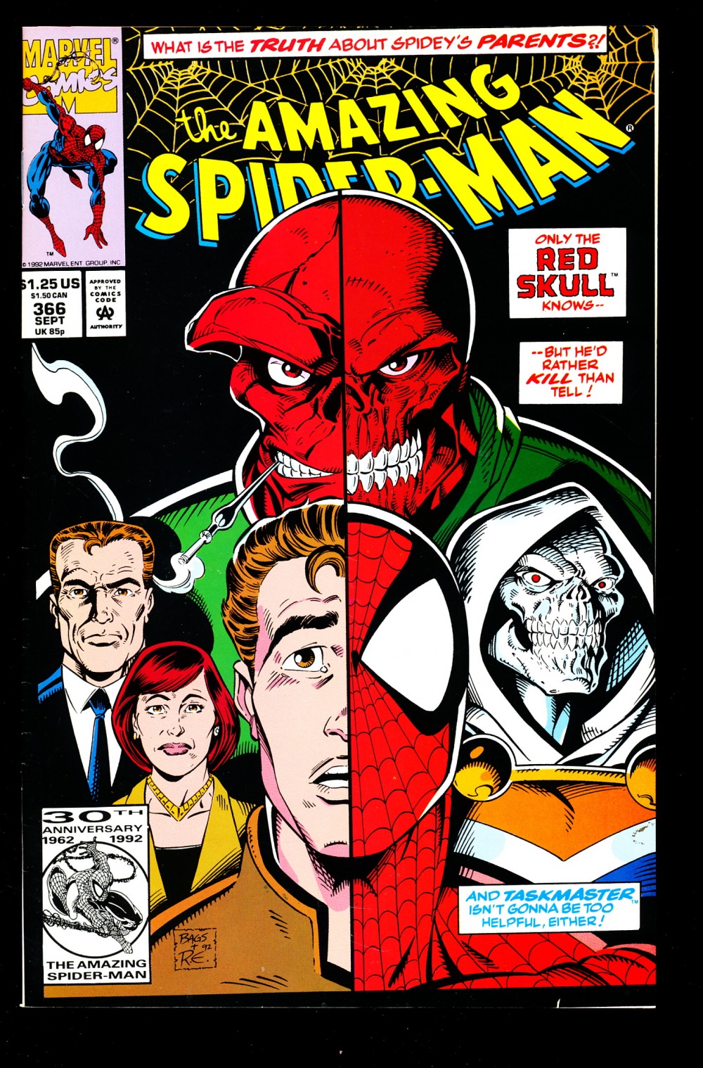 The Amazing Spider-Man #366 September 1992 Marvel Comics 