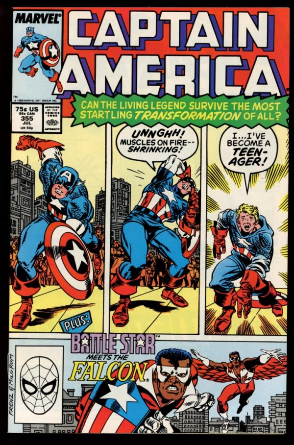 CAPTAIN AMERICA - #355 - 07/89 - 9.4 - Marvel