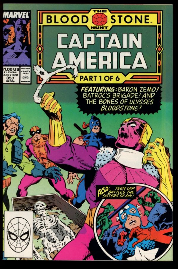 CAPTAIN AMERICA - #357 - 09/89 - 9.2 - Marvel