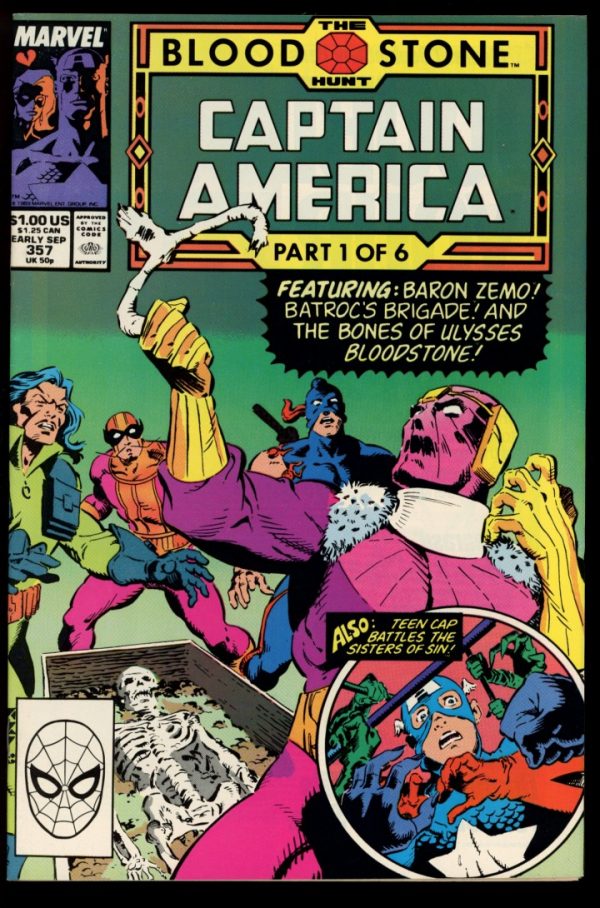 CAPTAIN AMERICA - #357 - 09/89 - 9.4 - Marvel