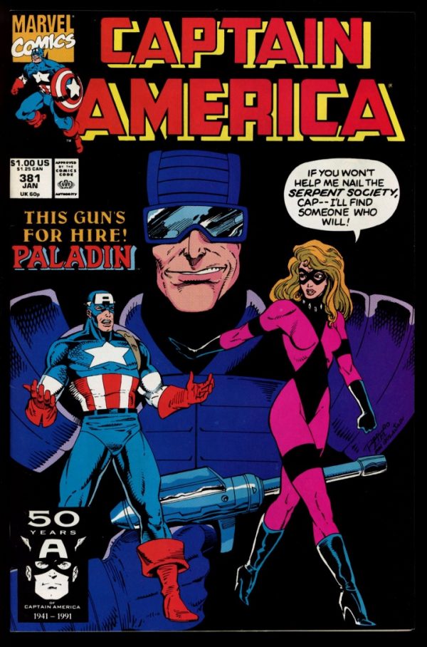 CAPTAIN AMERICA - #381 - 01/90 - 9.2 - Marvel