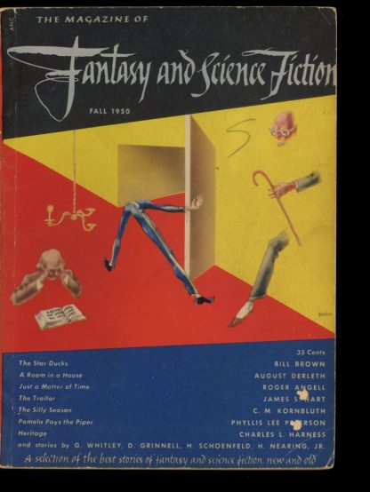 FANTASY AND SCIENCE FICTION - FALL/50 - FALL/50 - G-VG - Mercury Press