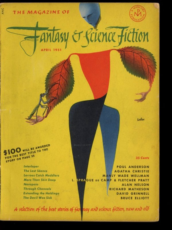 FANTASY AND SCIENCE FICTION - 04/51 - 04/51 - VG - Fantasy House