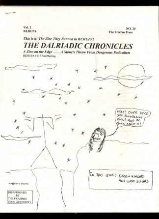 DALRIADIC CHRONICLES - #20 - 02-03/96 - VG - Sheaffer