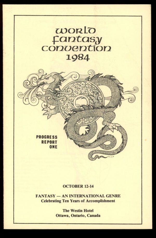 1984 World Fantasy Convention - PROGRESS REPORT #1 - 10/84 - VG-FN - World Fantasy Convention
