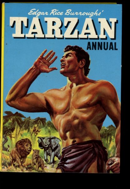 Edgar Rice Burroughs' Tarzan Annual [BRITISH] - 1961 - -/61 - VG-FN - World Distributors