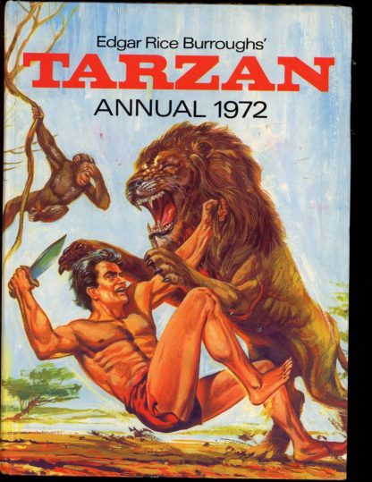 Edgar Rice Burroughs' Tarzan Annual [BRITISH] - 1972 - -/72 - VG - World Distributors