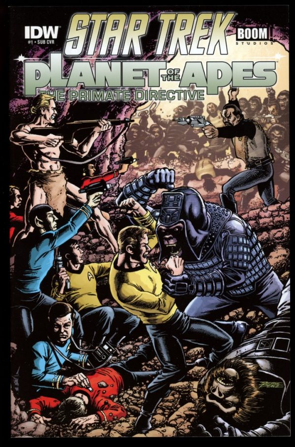 Star Trek/Planet Of The Apes – The Primate Directive - #1 – SUB CVR - 12/14 - 9.2 - IDW
