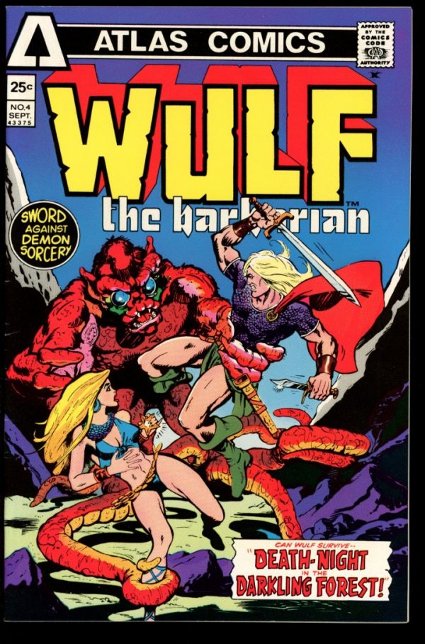 Wulf The Barbarian - #4 - 09/75 - 9.2 - Atlas