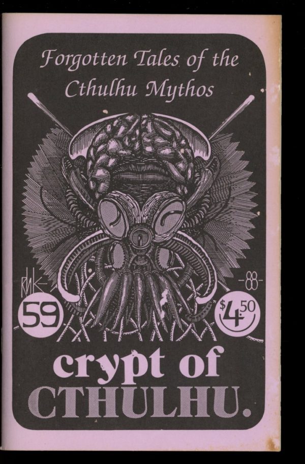 Crypt Of Cthulhu - #59 - 09/88 - G-VG - Robert Price