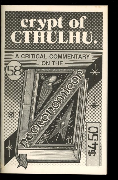 Crypt Of Cthulhu - #58 - 08/88 - VG-FN - Robert Price