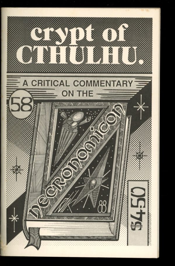 Crypt Of Cthulhu - #58 - 08/88 - VG-FN - Robert Price