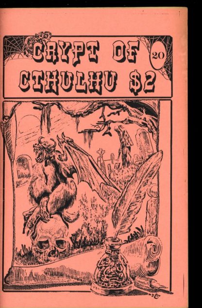 Crypt Of Cthulhu - #20 - 04/84 - VG-FN - Robert Price