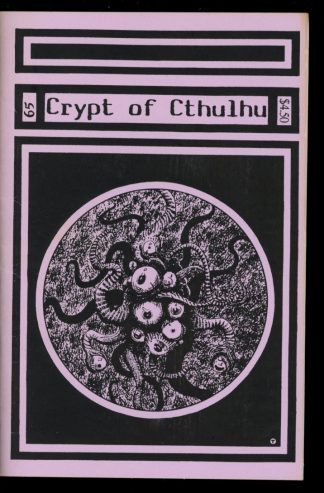Crypt Of Cthulhu - #65 - 06/89 - VG-FN - Robert Price