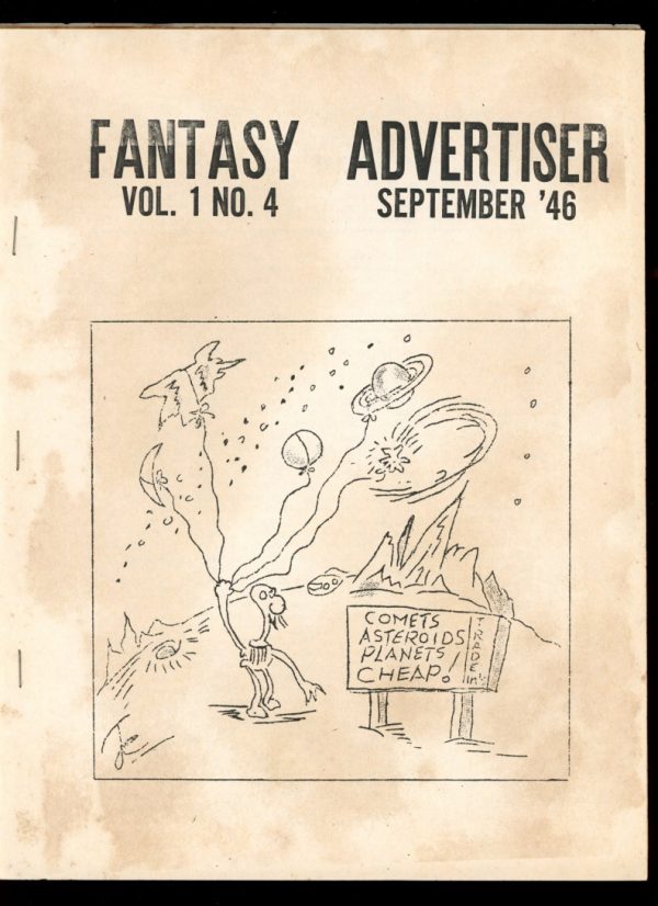 Fantasy Advertiser - #4 - 09/46 - G-VG - Gus Willmorth