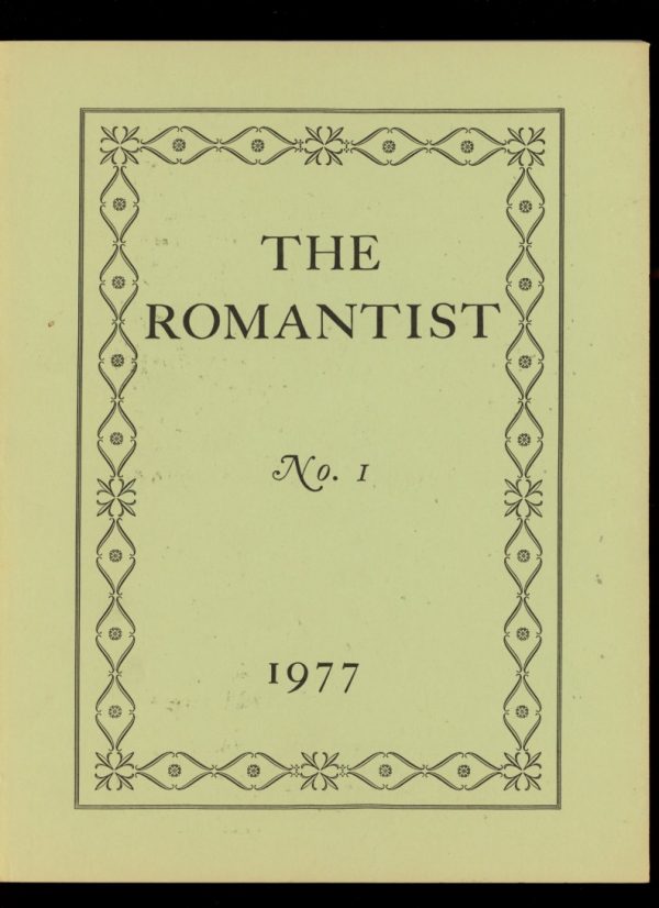 Romantist - #151 OF 300 COPIES - -/77 - VG-FN - F. Marion Crawford Memorial Society