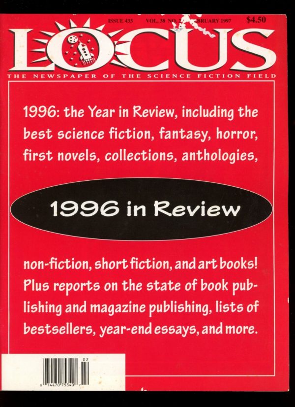 Locus - #433 - 02/97 - G-VG - Locus Publications