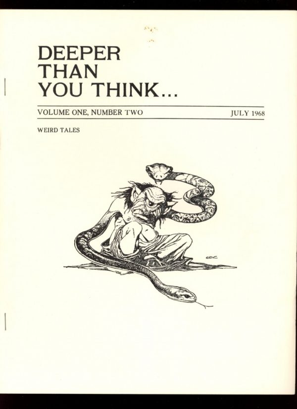 Deeper Than You Think - VOL.1 NO.2 - 07/68 - FN - Joel Frieman