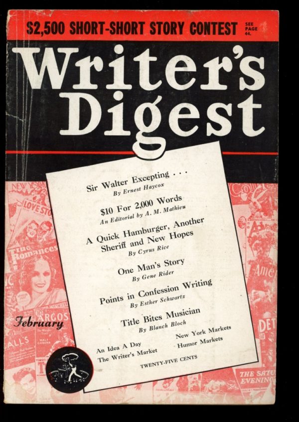 Writer's Digest - 02/42 - 02/42 - VG - Automobile Digest