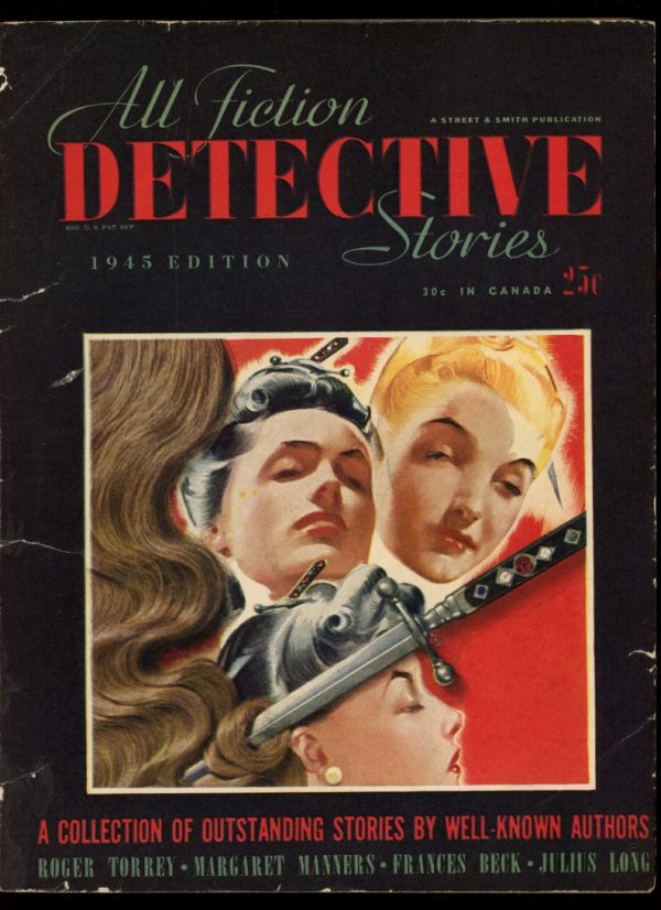 All Fiction Detective Stories - 1945 - -/45 - VG - Street & Smith