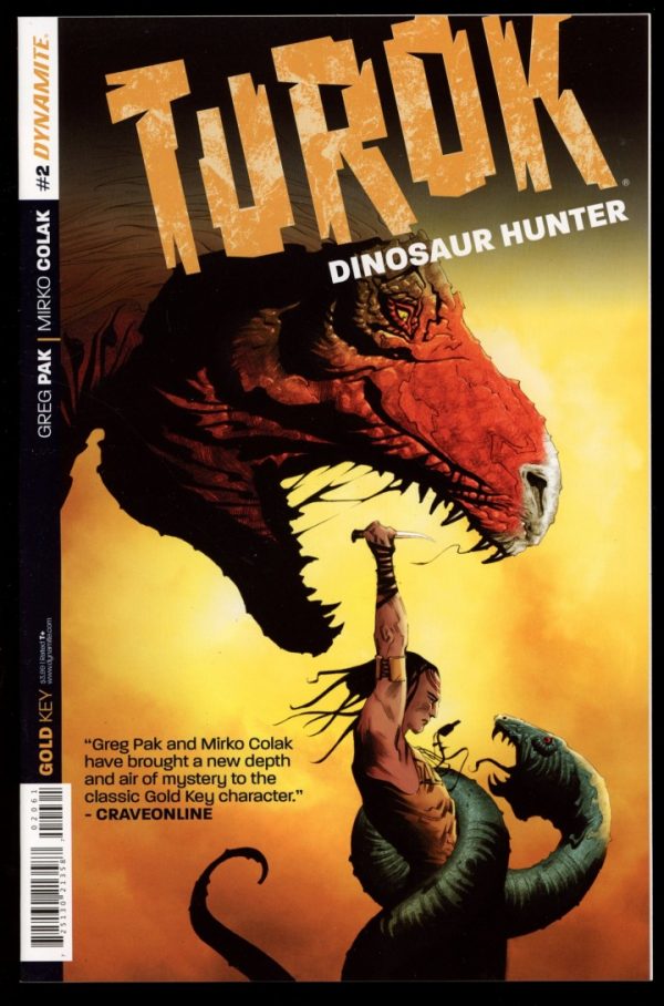Turok: Dinosaur Hunter - #2 – SUB CVR - -/14 - 9.6 - Dynamite