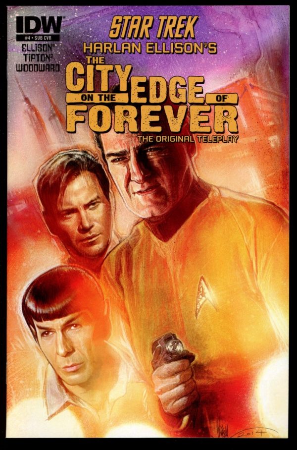 City On The Edge Of Forever - #4 – SUB CVR - 09/14 - 9.6 - IDW
