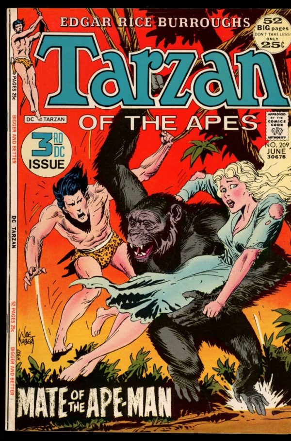 Tarzan - #209 - 06/72 - 8.0 - DC